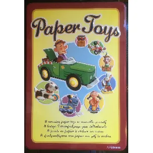 Afbeelding van Paper Toys-8 speelgoedfiguren zelf maken