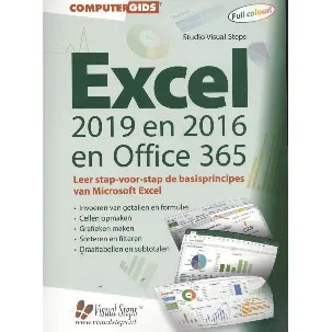 Afbeelding van Computergidsen - Computergids Excel 2019, 2016 en Office 365