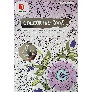 Afbeelding van Décotime Kleurboek Voor Volwassenen Paars / Adult Colouring Book / 160 Pagina's