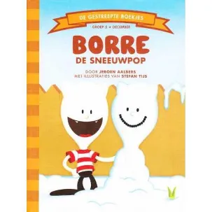 Afbeelding van De Gestreepte Boekjes - Borre de sneeuwpop