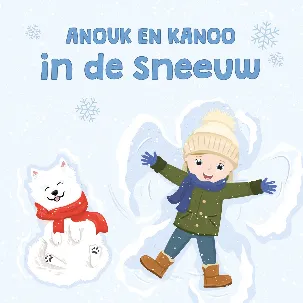 Afbeelding van Anouk en Kanoo in de sneeuw