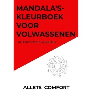 Afbeelding van Mandala's-kleurboek voor volwassenen-Kleuren extra makkelijk-A5 Mini- Allets Comfort