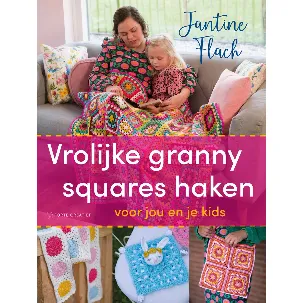 Afbeelding van Vrolijke granny squares haken
