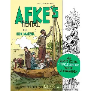 Afbeelding van Afke's tiental - stripkleurboek voor volwassenen