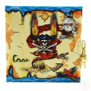 Afbeelding van Piraten Dagboek Met Slot