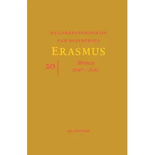 Afbeelding van De correspondentie van Desiderius Erasmus 20