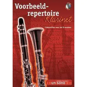 Afbeelding van Composities voor het B-examen Voorbeeldrepertoire klarinet