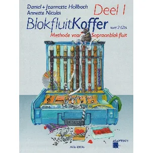 Afbeelding van Blokfluit Koffer deel 1 - Boek + 2 CD's