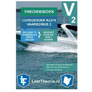 Afbeelding van Vaarbewijs Theorieboek 2022 Cursusboek KVB 2 - Klein Vaarbewijs 2 leren en Oefenen voor het CBR examen – Inclusief waterkaart