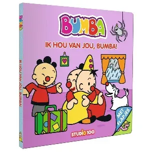Afbeelding van Bumba Kartonboek met Flapjes Ik Hou Van Jou