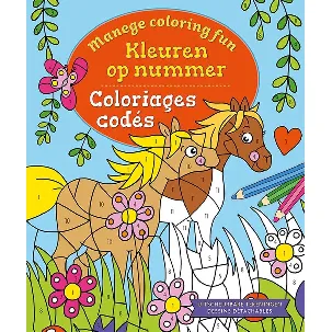 Afbeelding van Manege Coloring Fun - Kleuren op nummer / Manege Coloring Fun - Coloriages codés