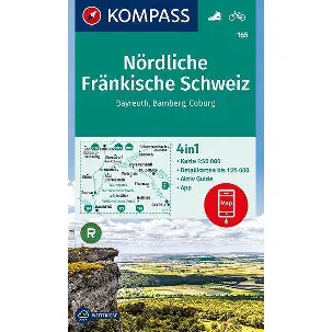 Afbeelding van Kompass WK165 Nördliche Fränkische Schweiz, Bayreuth, Bamberg