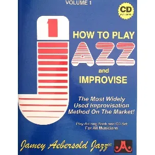 Afbeelding van How To Play Jazz And Improvise 1 - Aebersold Jamey -