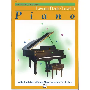 Afbeelding van Alfred's Basic Piano Library | Lesboek Niveau 3