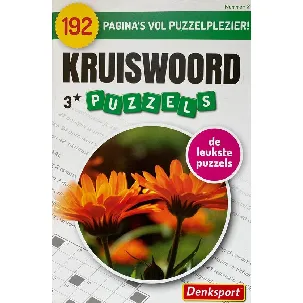 Afbeelding van denksport | puzzelboekjes kruiswoordpuzzel 192 Pagina 3 ster| kruiswoordraadsels kruiswoord nederlands