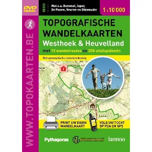 Afbeelding van Topografische Wandelkaarten / Westhoek & Heuvelland