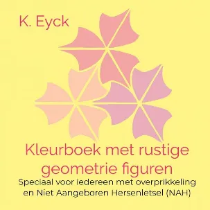 Afbeelding van Kleurboek met rustige geometrie figuren