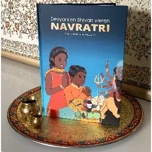 Afbeelding van Hindoestaans kinderboek - Devyani en Shivan vieren Navratri - tweede druk