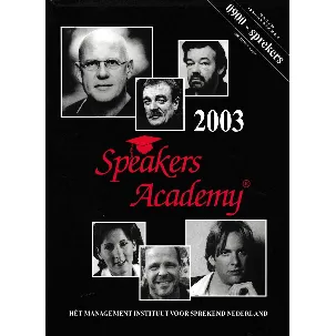 Afbeelding van 2003 Speakers Academy