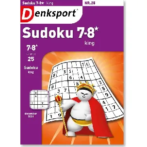 Afbeelding van Denksport Puzzelboek Sudoku 7-8* king, editie 25