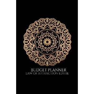 Afbeelding van Budget planner Kasboek Huishoudboekje Budgetplanner – Law of Attraction Editie