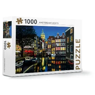 Afbeelding van Rebo legpuzzel 1000 stukjes - Amsterdam lights