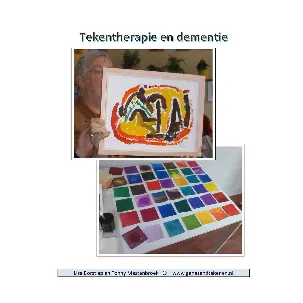 Afbeelding van Tekentherapie bij dementie - Werkboek van Lisa Borstlap