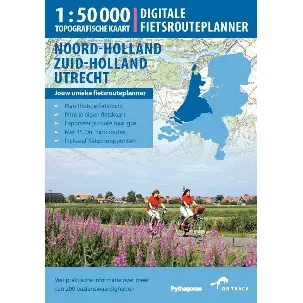 Afbeelding van Digitale fietsrouteplanner / Noord-Holland, Zuid-Holland, Utrecht