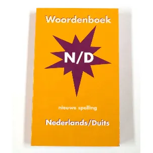Afbeelding van Nederlands-Duits woordenboek nieuwe spelling