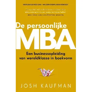 Afbeelding van De persoonlijke MBA