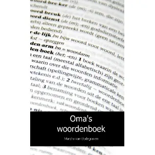 Afbeelding van Oma's woordenboek