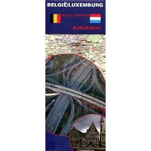 Afbeelding van België/Luxenburg Landkaart, Wegenkaart, Autokaart (1:420.000)