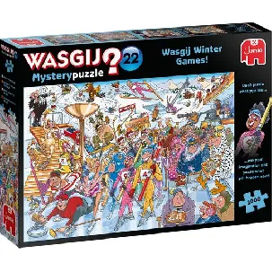 Afbeelding van Wasgij Mystery 22 Winterspelen! puzzel - 1000 stukjes