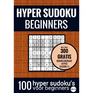 Afbeelding van HYPER SUDOKU - nr. 15 - Sudoku Makkelijk - Puzzelboek met 100 Makkelijke Puzzels voor Volwassenen en Ouderen