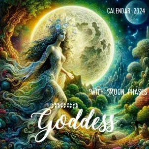 Afbeelding van Moon Goddess with Moon phases