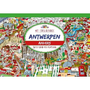 Afbeelding van Antwerpen, creatief kleuren voor volwassenen