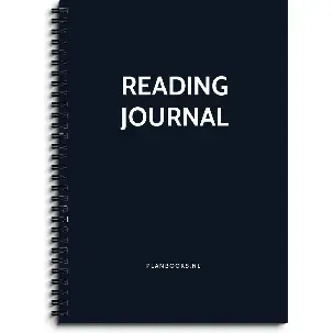 Afbeelding van Planbooks - Reading Journal - Book Journal - Reading Log - Dagboek