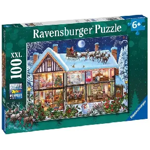 Afbeelding van Ravensburger puzzel Kerstmis Thuis - Legpuzzel - 100XXL stukjes