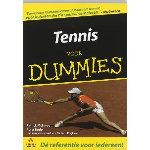 Afbeelding van Voor Dummies - Tennis voor Dummies