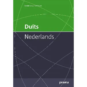 Afbeelding van Prisma groot woordenboek Duits-Nederlands