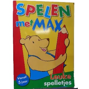 Afbeelding van Non-branded Spelletjesboek Voorgekleurd Spelen Met Max