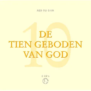Afbeelding van DE TIEN GEBODEN VAN GOD (AUDIO CD)