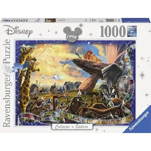 Afbeelding van Ravensburger puzzel Disney The Lion King - Legpuzzel - 1000 stukjes