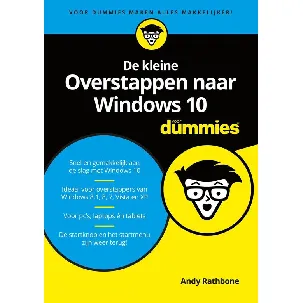 Afbeelding van De kleine overstappen naar Windows 10 voor Dummies