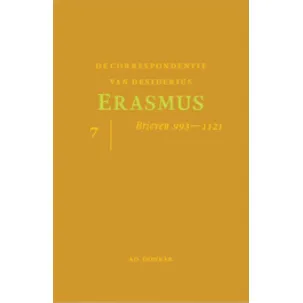 Afbeelding van De correspondentie van Desiderius Erasmus 7