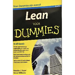 Afbeelding van Voor Dummies - Lean voor dummies 2e editie