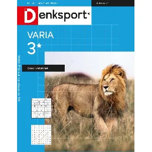 Afbeelding van Denksport Puzzelboek Varia 3* groot variaboek, editie 134
