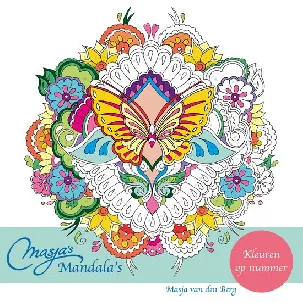 Afbeelding van Masja Van Den Berg - Kleuren Op Nummer - Kleuren Op Nummer Voor Volwassenen - Masja's Mandala's