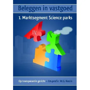 Afbeelding van Beleggen in vastgoed - IV. 1. Marktsegment Science parks