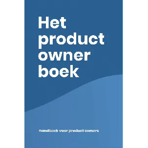 Afbeelding van Het product owner boek